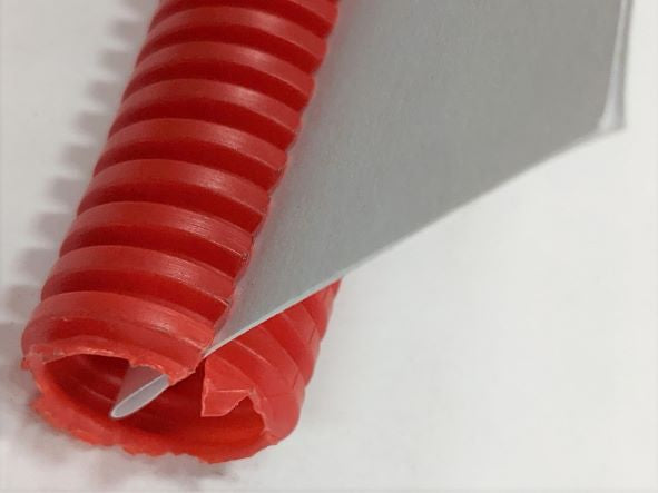 FTL 0.59" (15 mm) Red Flexible  Nylon Conduit Sold / 10 ft. - P/N  48-25360-015 (8287592939836)