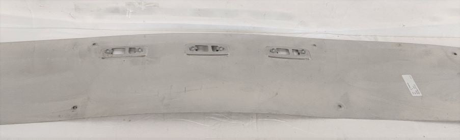 Used Freightliner 43N Stainless Steel Sun Visor Panel - P/N  22-75588-000 (6700411945046)