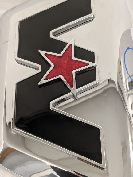 Western Star Hood Lift - Handle w/ Logo - P/N  A17-21312-000 (6591642599510)