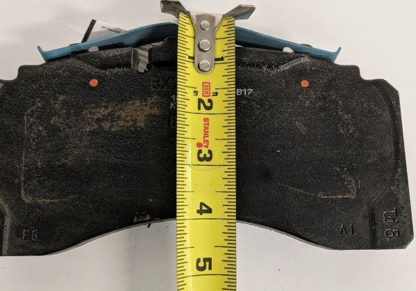 Single Bendix Air Brake Pad - P/N  K129272 (6610828853334)