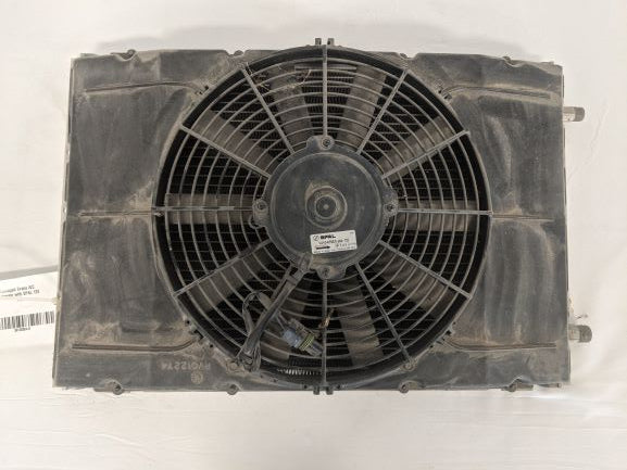 Damaged Evans A/C Condenser with SPAL 12V Fan - 22-62285-000 (9580368003388)