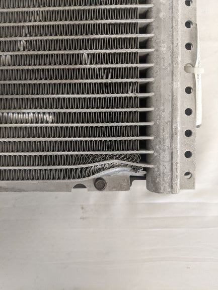 Damaged Evans A/C Condenser with SPAL 12V Fan - 22-62285-000 (9580368003388)