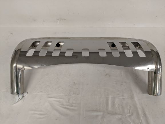 3" Polished Bull Bar Guard With Skid Plate (6772374077526)