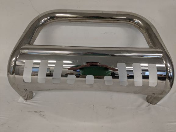 3" Polished Bull Bar Guard With Skid Plate (6772374077526)