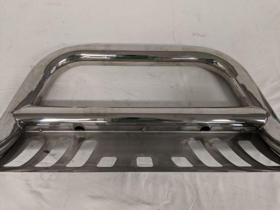 3" Polished Bull Bar Guard With Skid Plate (6772374077526)