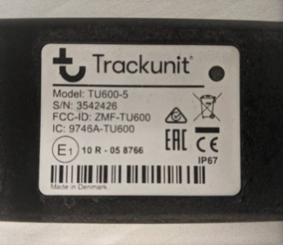 Used Trackunit Model TU600-5 W/o Inline Fuse (8754505711932)