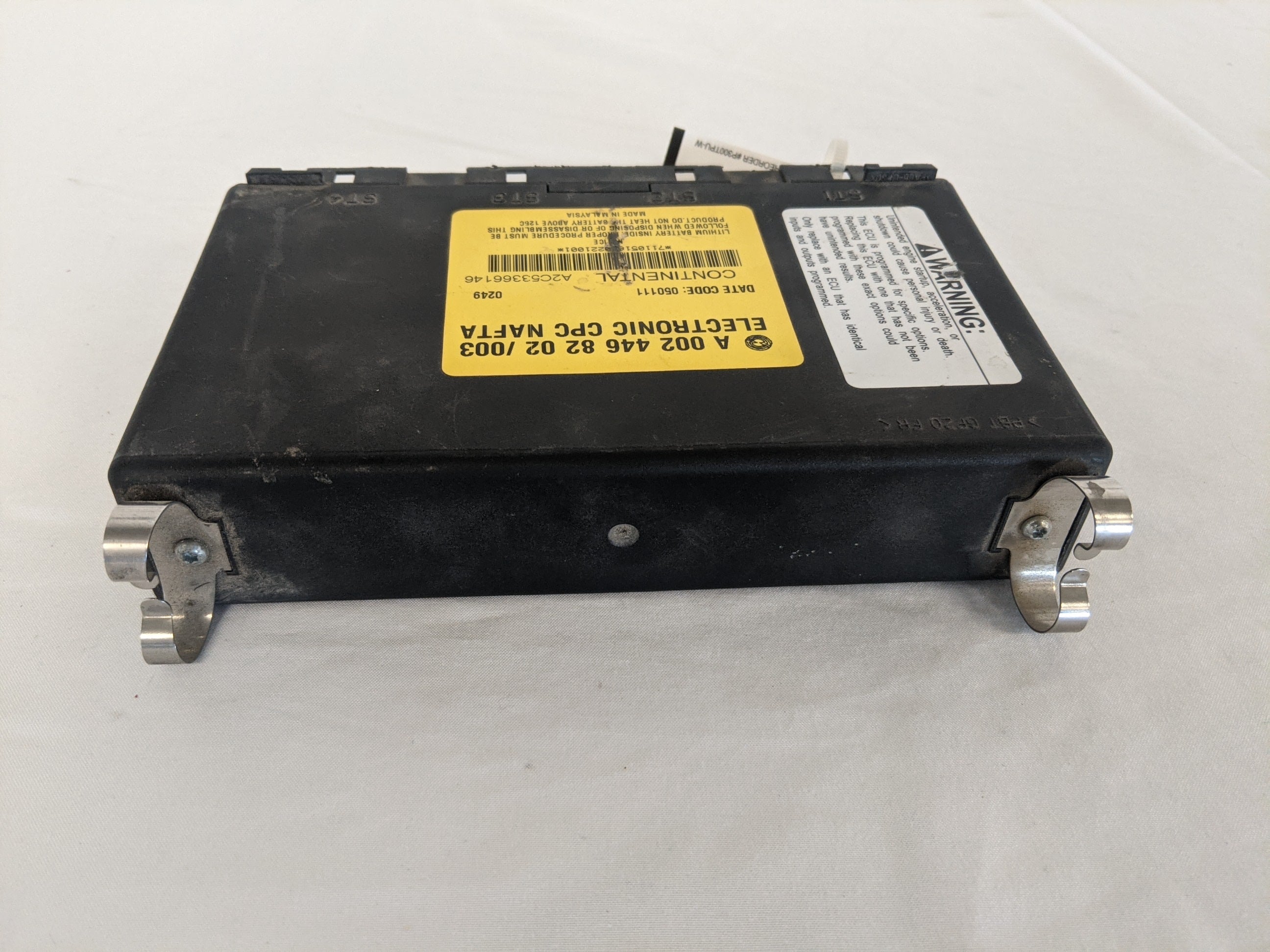 Used Continental Vehicle PRFM Monitor/Recorder CPC Module - P/N  A 002 446 82 02 (8292979540284)