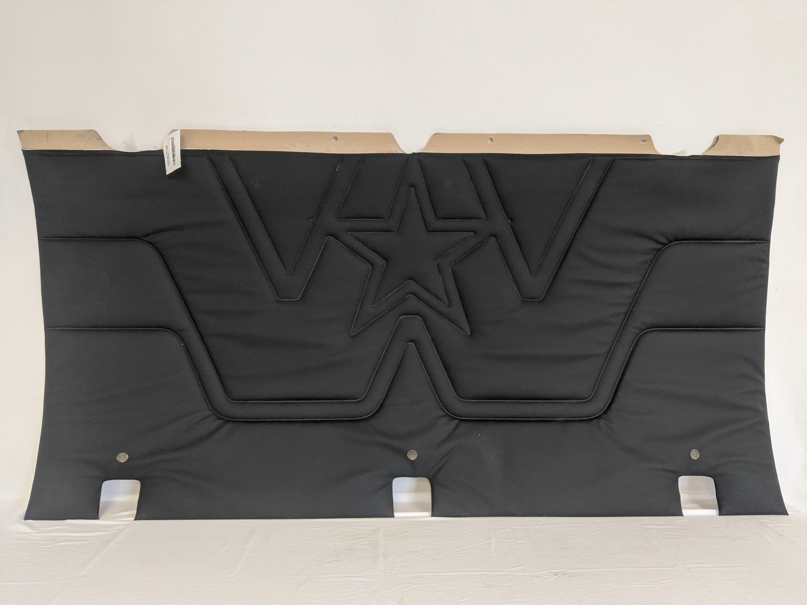 Western Star Black Lower Bunk Upholstery Panel - P/N  A18-71919-500 (8365592740156)