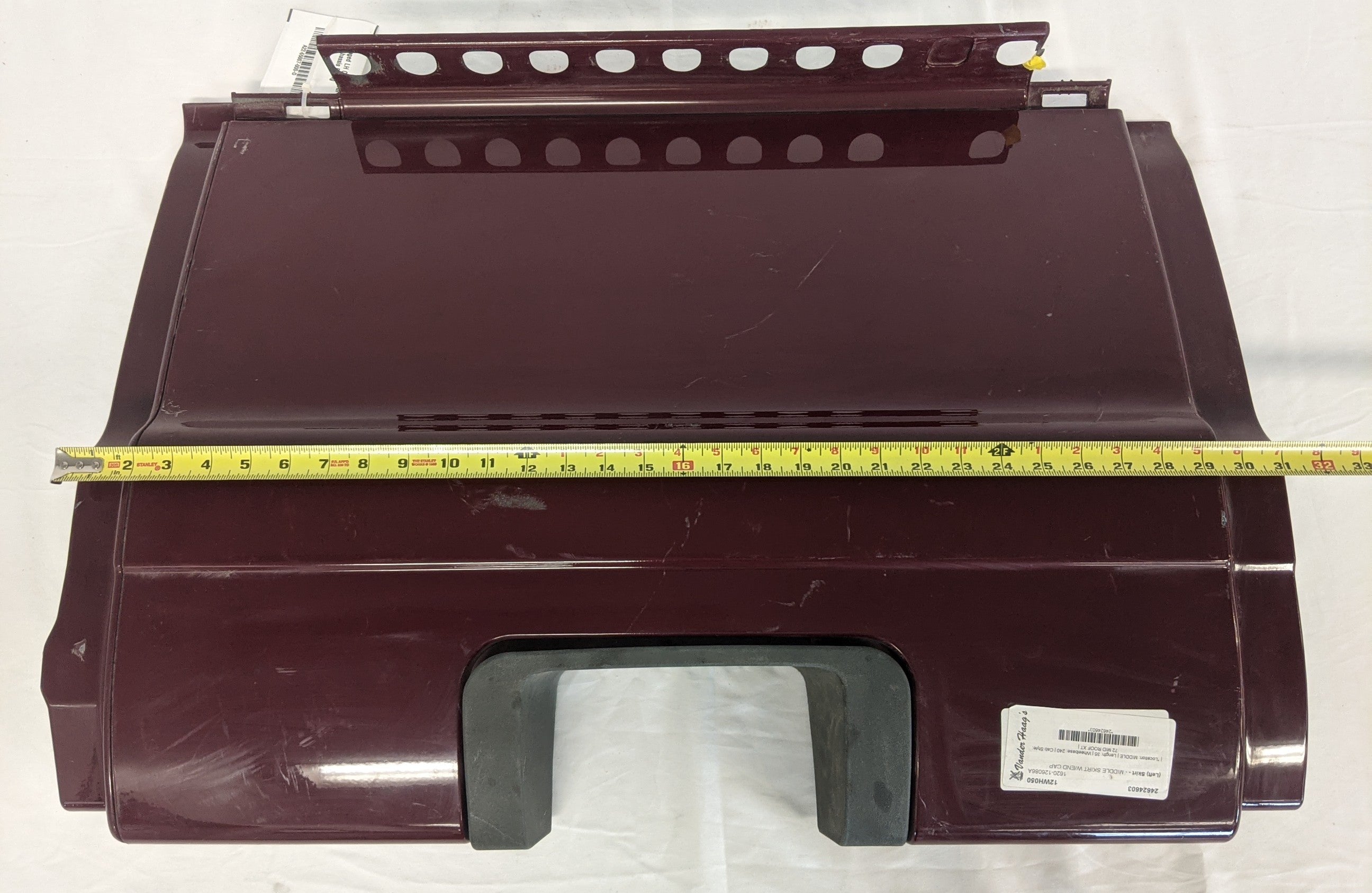 Damaged LH Center Air Chassis Faring - P/N  A22-65007-000 (8755112509756)