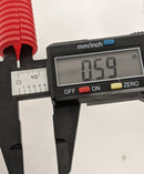 FTL 0.59" (15 mm) Red Flexible  Nylon Conduit Sold / 10 ft. - P/N  48-25360-015 (8287592939836)