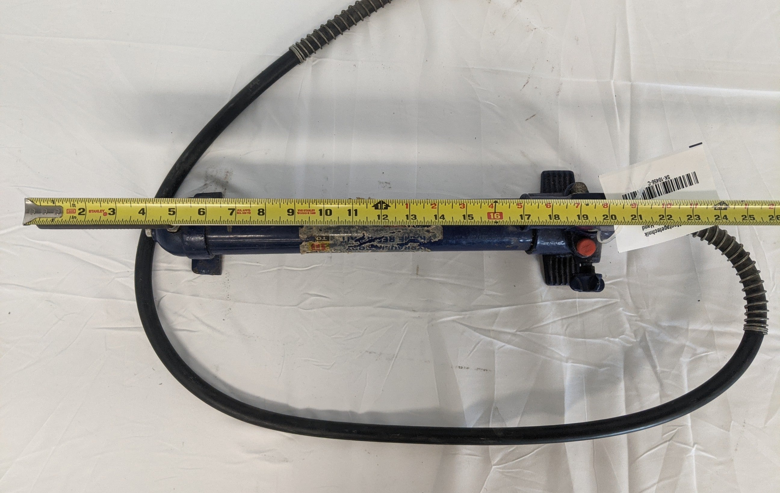 Used Pro Montagetechnik  Lift 10 Ton Hydraulic Hand Pump (8324038918460)