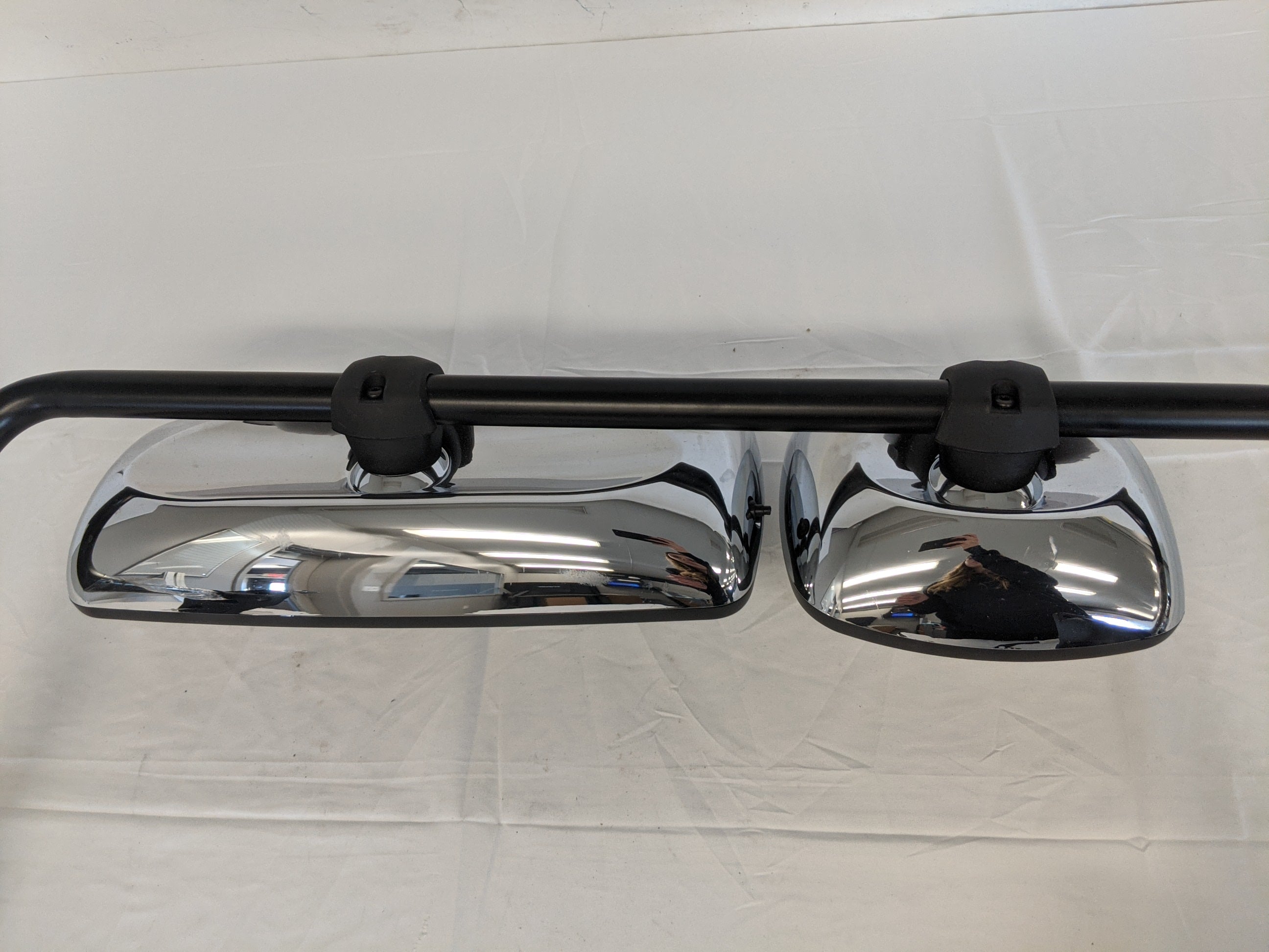 Damaged Freightliner M2 LH Manual Heated Chrome Mirror - P/N  A22-74243-032 (8336619503932)