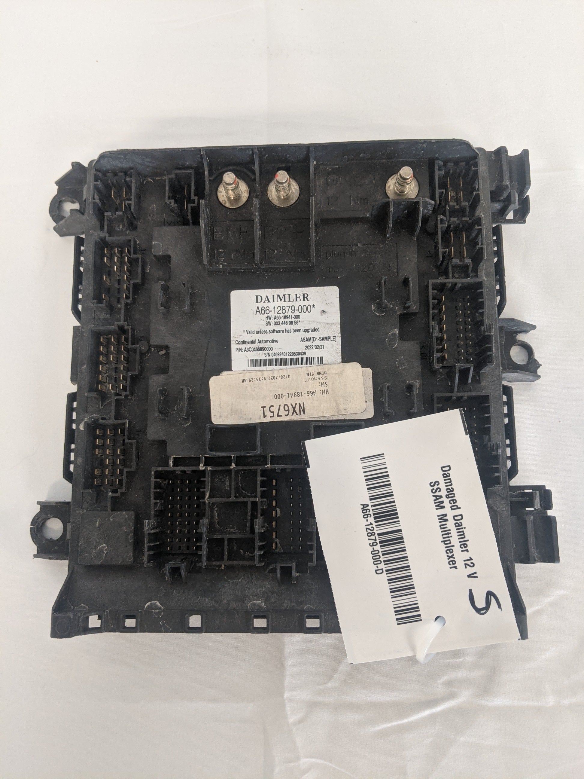 Damaged Daimler 12 V SSAM Multiplexer - P/N  A66-12879-000 (8343670063420)