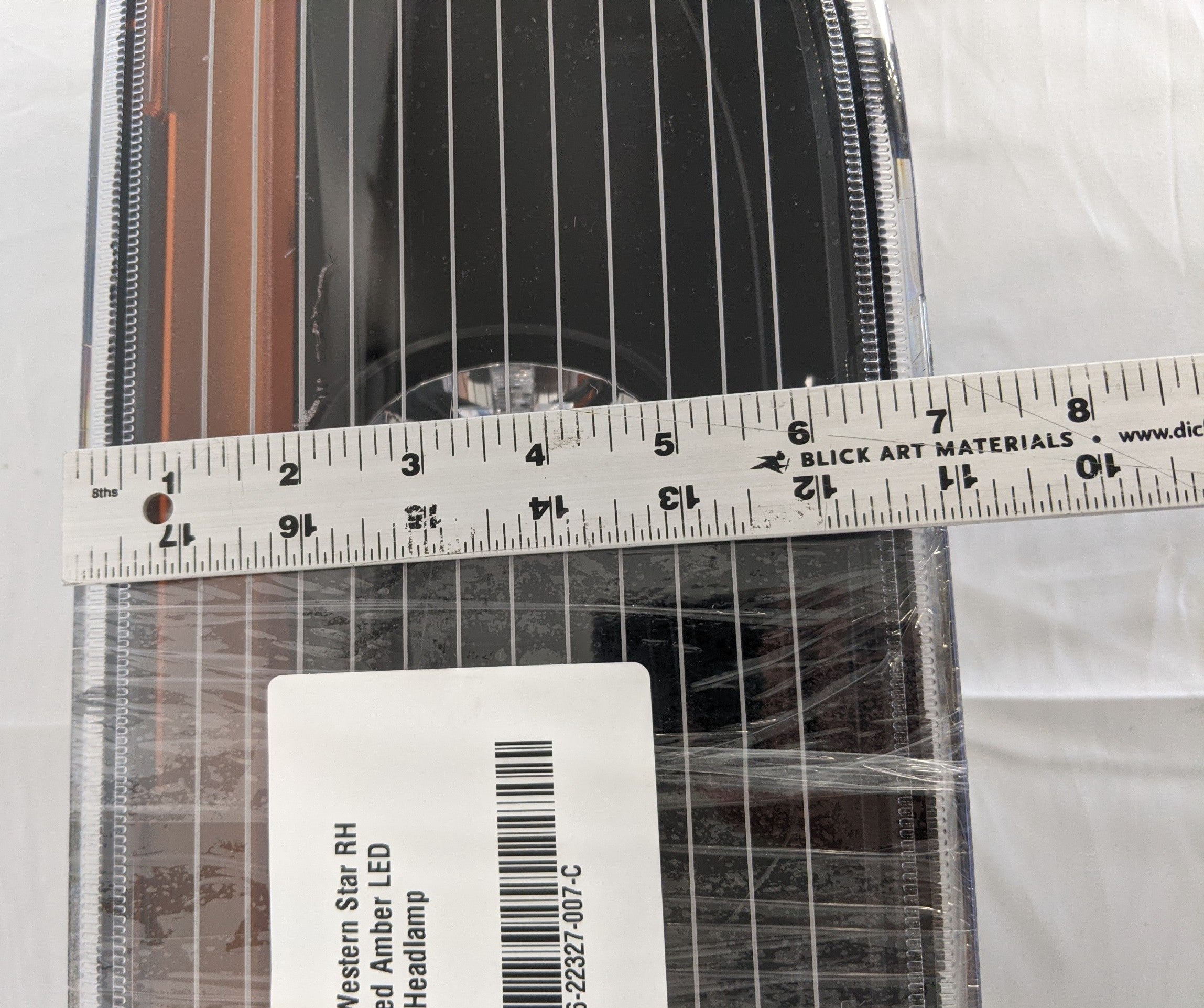 Used Western Star RH Heated Amber LED Headlamp - P/N: A66-22327-007 (8343839375676)