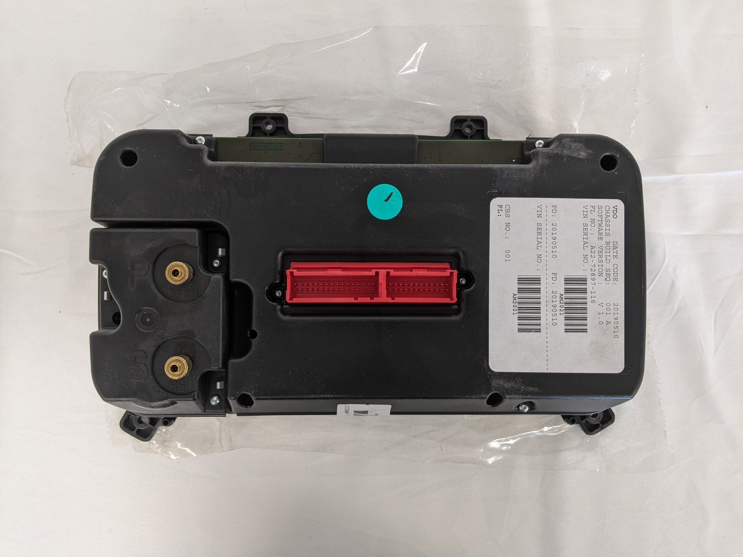 Freightliner M2 Km/hr ICU3S Speedometer & Tach Cluster - P/N  A22-72897-116 (8479979766076)