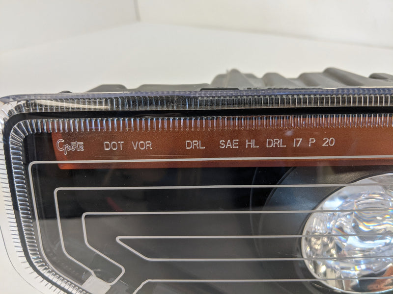 Used Western Star 49X SFA LH Amber LED Headlamp Assembly - P/N: A66-10227-018 (8357690540348)