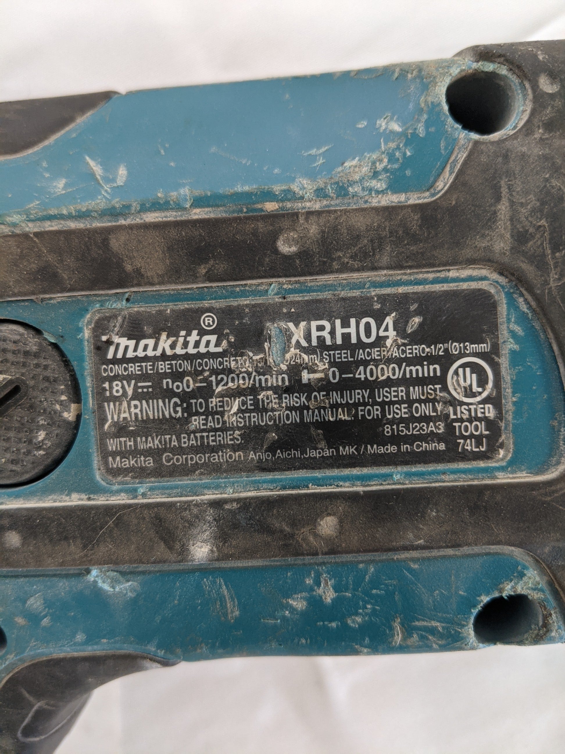 Used *Combo Set* Makita 18V Cordless Reciprocating Saw & 7/8" Rotary Hammer (8365211746620)