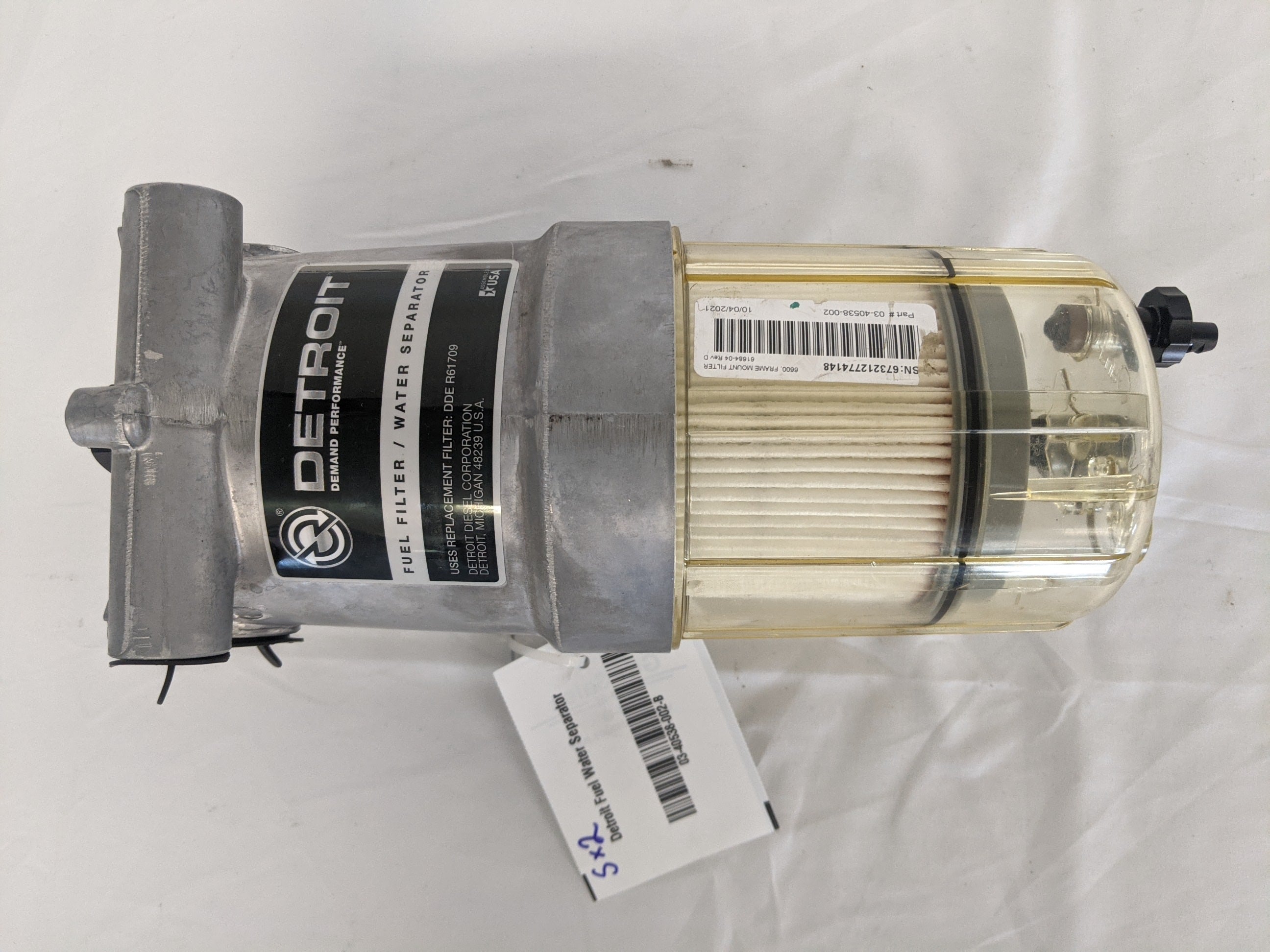 Detroit Fuel Water Separator - P/N  03-40538-002 (8521507635516)