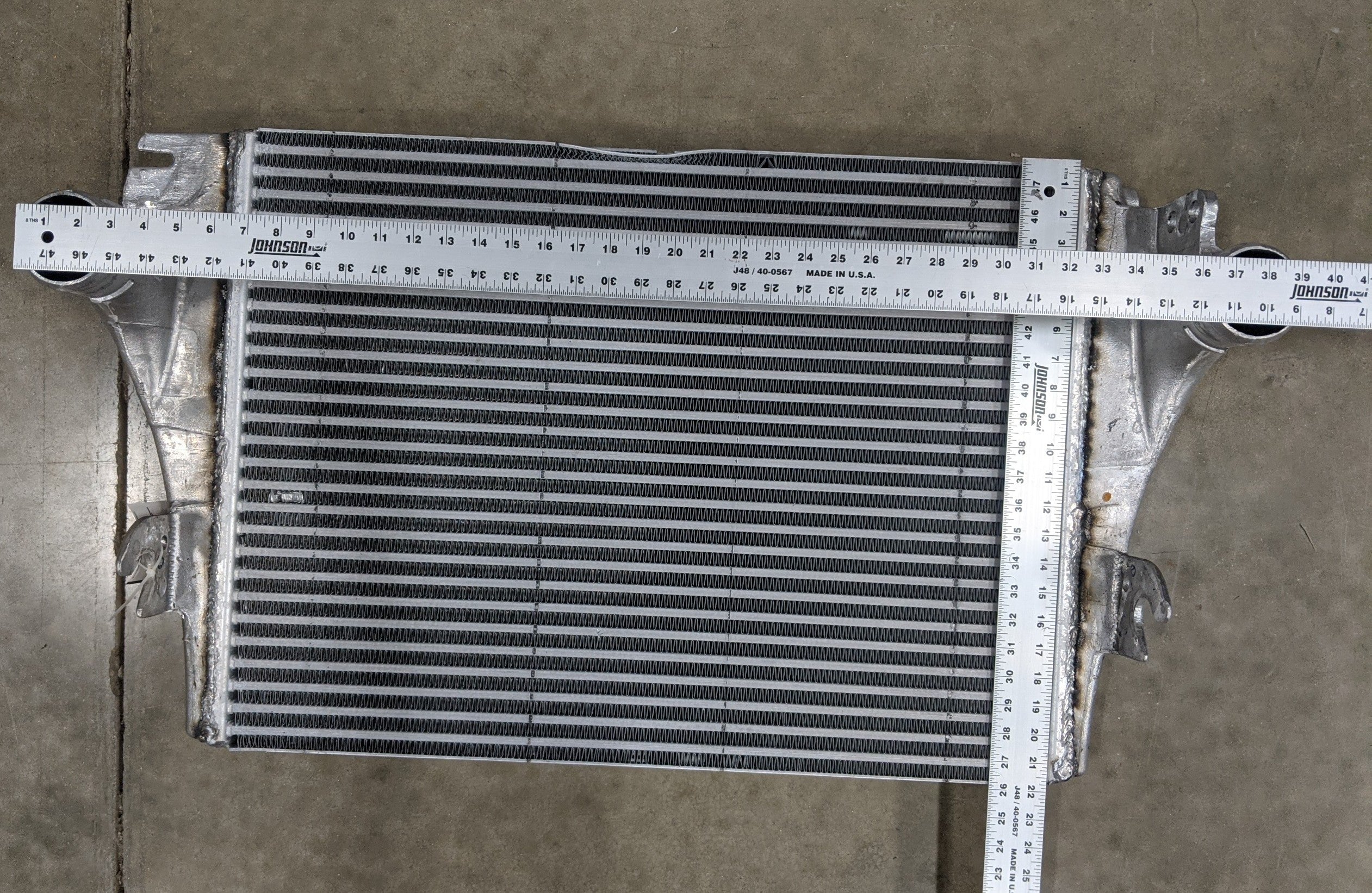 Damaged Freightliner M2 28 5/8" x 21 7/8"  Charge Air Cooler  - P/N  01-32211-000 (8418374091068)