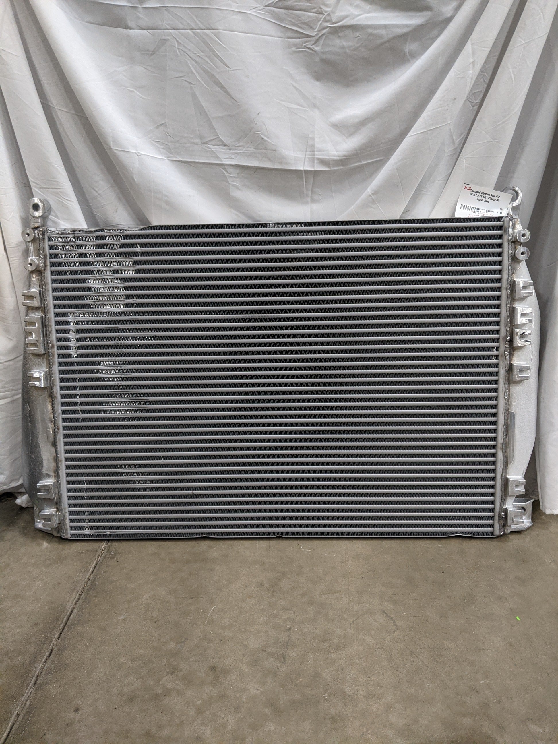 Damaged Western Star 47X 36 ½" x 26 5/8" Charge Air Cooler Assy - P/N TXE1030519 (8572764487996)