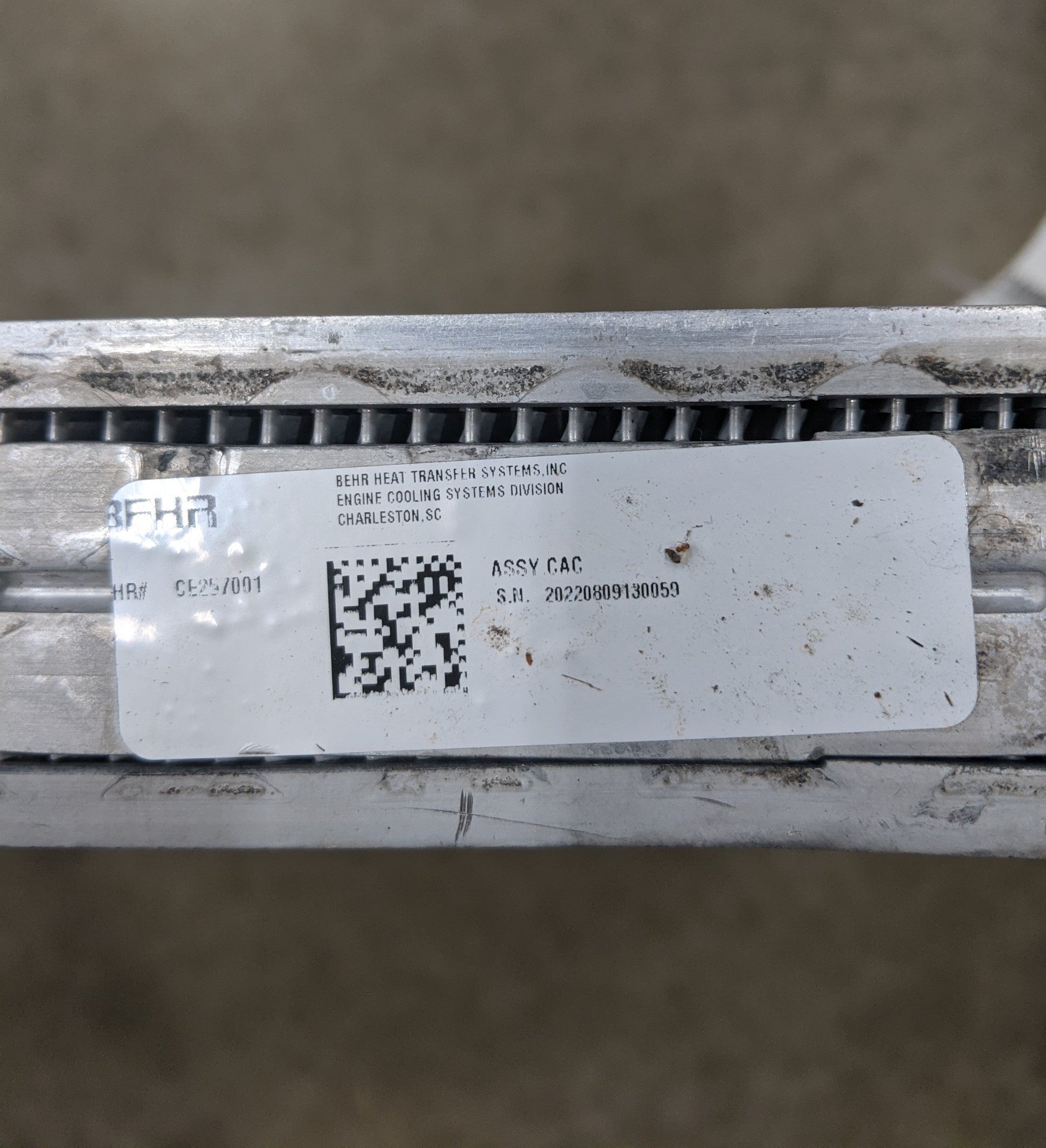 Damaged Freightliner 28 ¾ x 21 ½" Charge Air Cooler - P/N 01-33030-000, CE257001 (8421791859004)