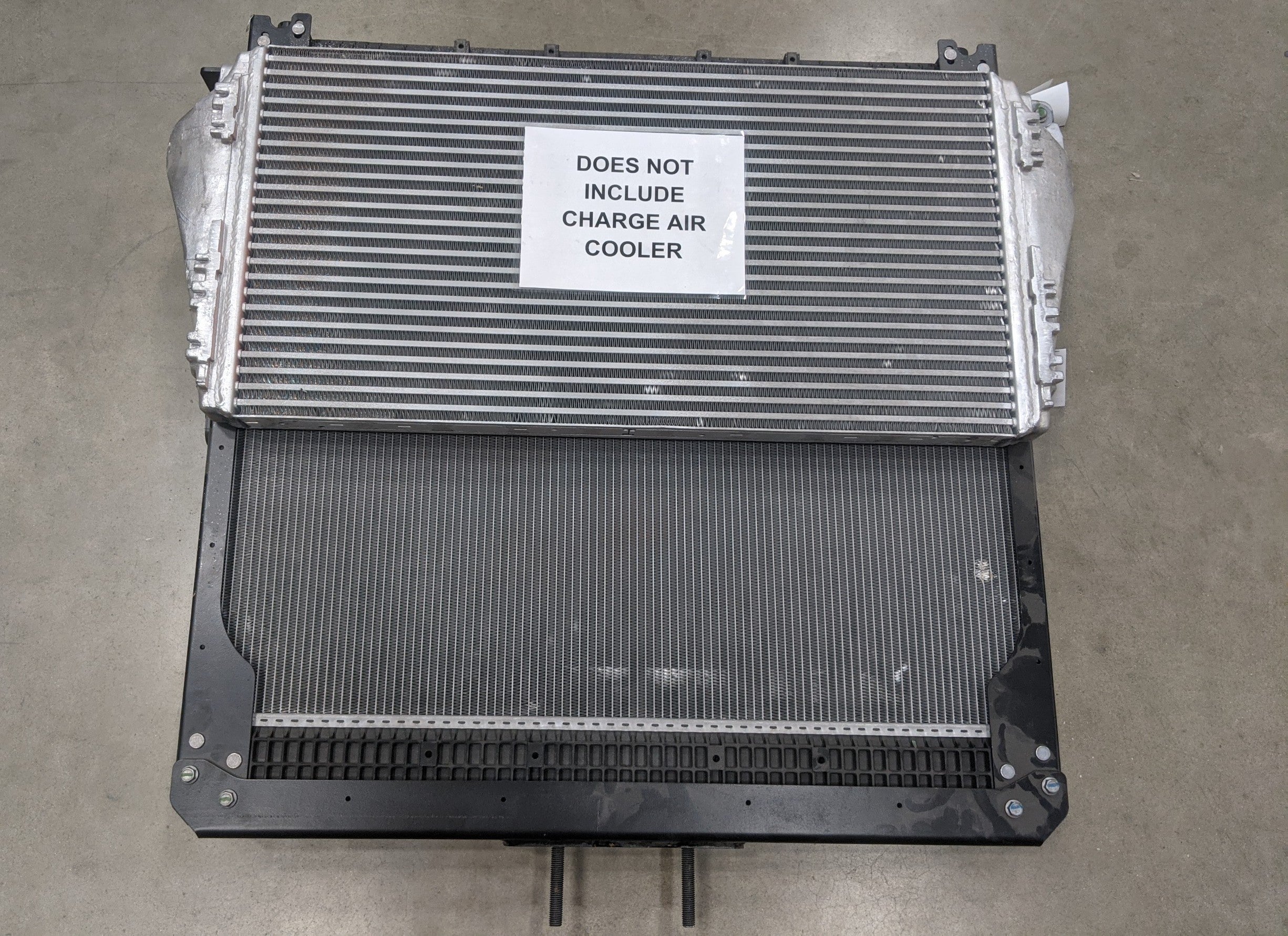 Damaged Freightliner 39 x 33½" Radiator Assembly - P/N: CD461004 (8475817378108)