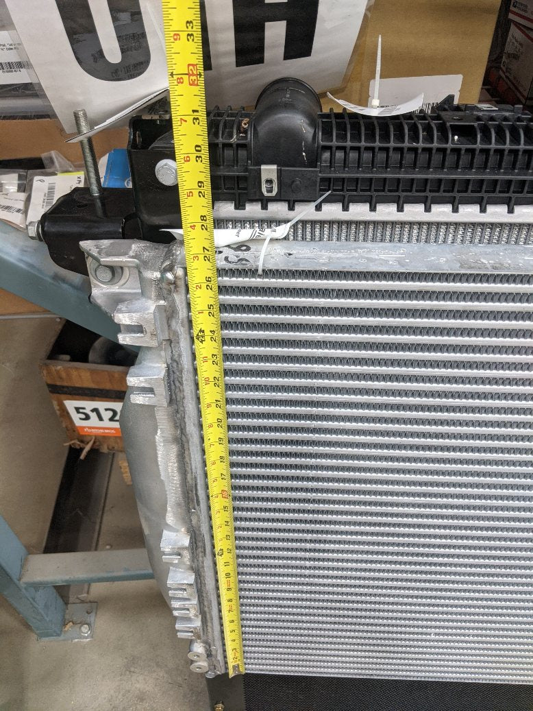 Western Star 47X /49X TitanX 36½" x 26 5/8" Charge Air Cooler - P/N: TXE1030513C (8440272388412)