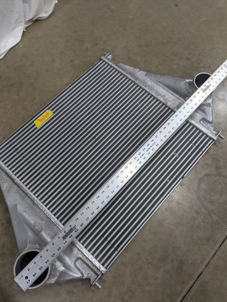 Damaged Thomas Built Bus TBB-HDX 27¼" x 27 1/8" Charge Air Cooler - P/N  1030439 (8678918586684)