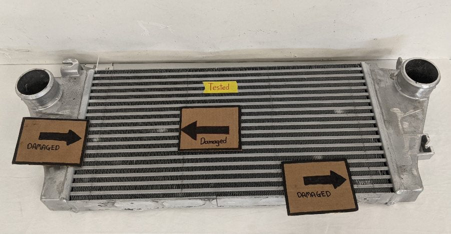 Damaged Freightliner M2 27 ½" x 14" x 2 ½" Charge Air Cooler - P/N: BHT D3032 (8442986004796)