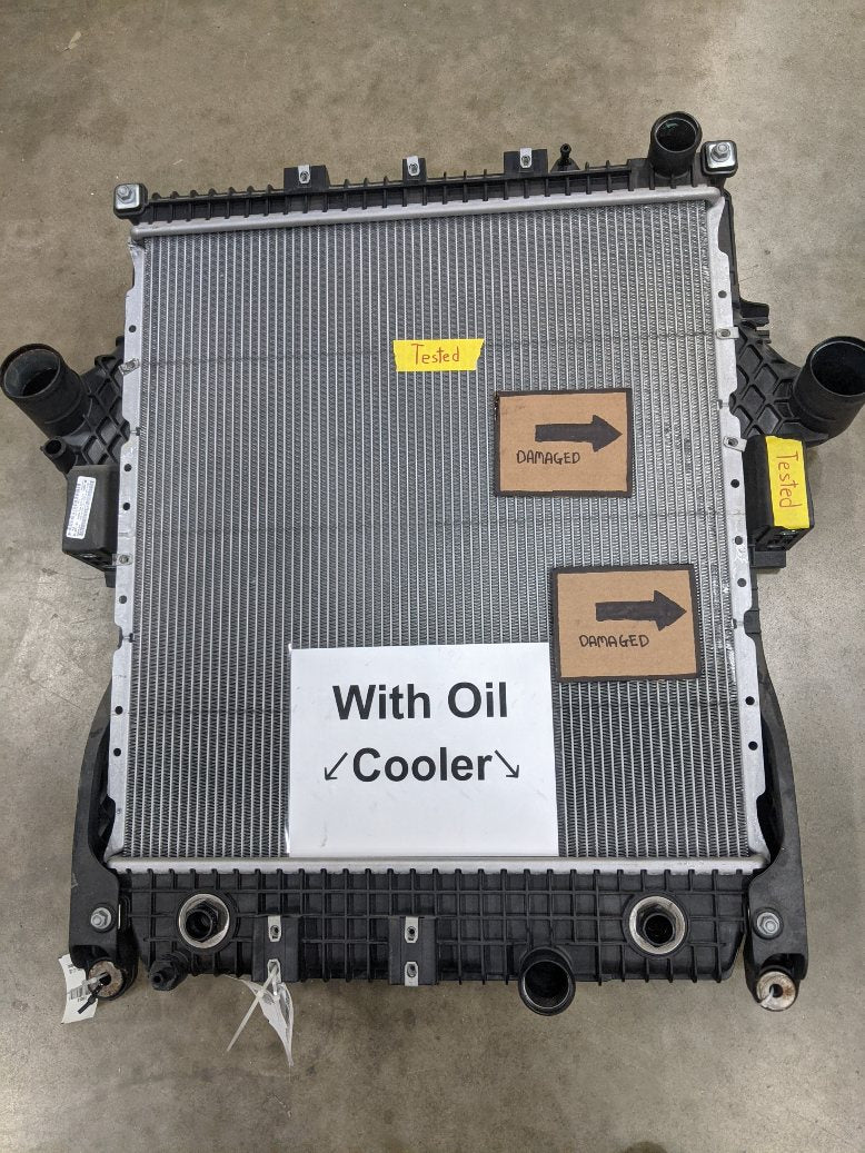 Damaged FL M2 Radiator - TXE1004016 & CAC - TXE1030481 - P/N: 05-33707-006 (8443160396092)