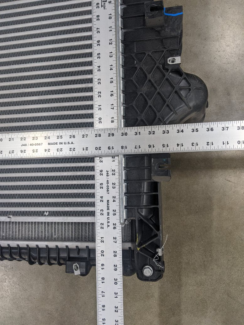 Damaged Freightliner M2 25 ¾" x 25 1/8" Charge Air Cooler - P/N: TXE 1030484C (8443403665724)