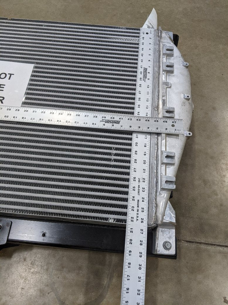 Freightliner TitanX 41 ¼" x 26 ½" Charge Air Cooler - P/N  TXE 1030489A (8444581347644)