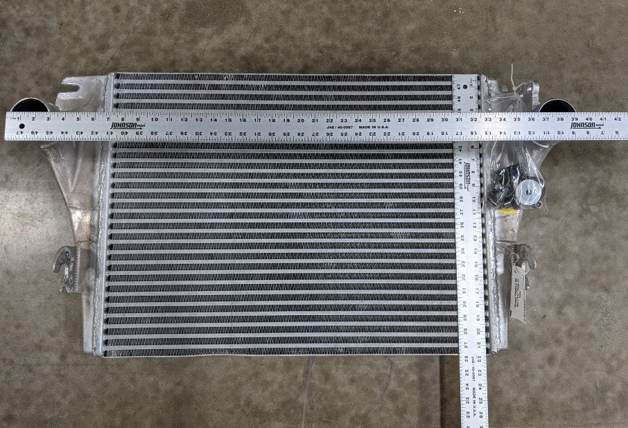 Damaged Freightliner M2 28¼ x 21¾" Charge Air Cooler - P/N  01-32211-000 (8475036287292)