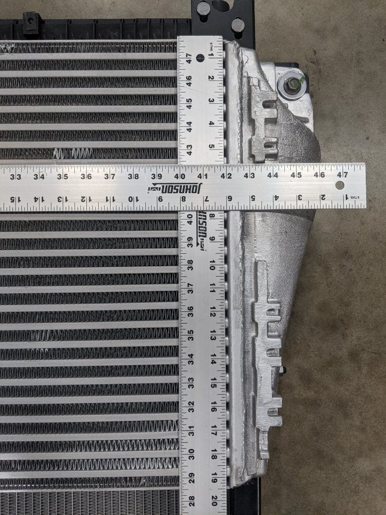 Damaged FTL / WST 4700 36 ¾" x 19 ½" Charge Air Cooler - P/N: 01-32338-000 (8458879369532)