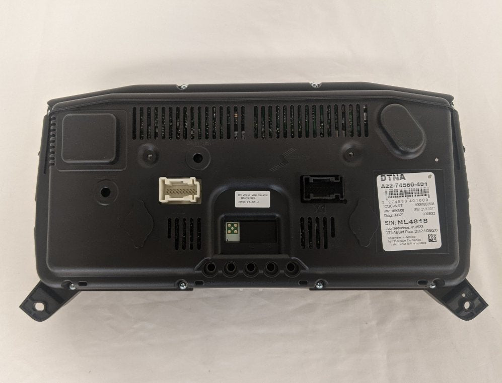 Western Star Speedometer & Tach ICUC Cluster - P/N  A22-74580-401 (8509189882172)