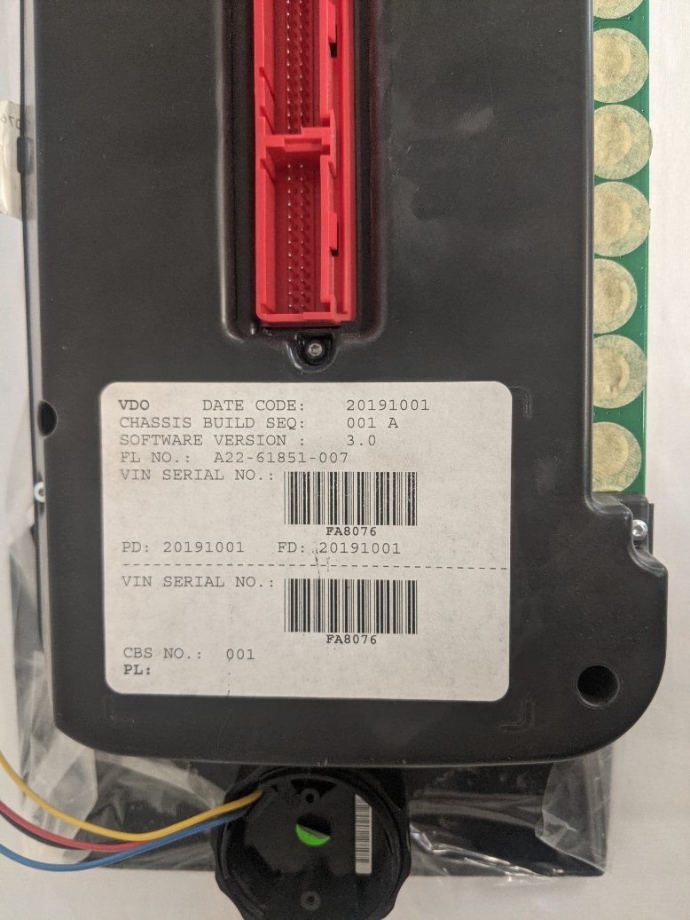 Freightliner P3 Km/hr ICU3 Speedometer & Tach Cluster - P/N  A22-61851-007 (8509192241468)