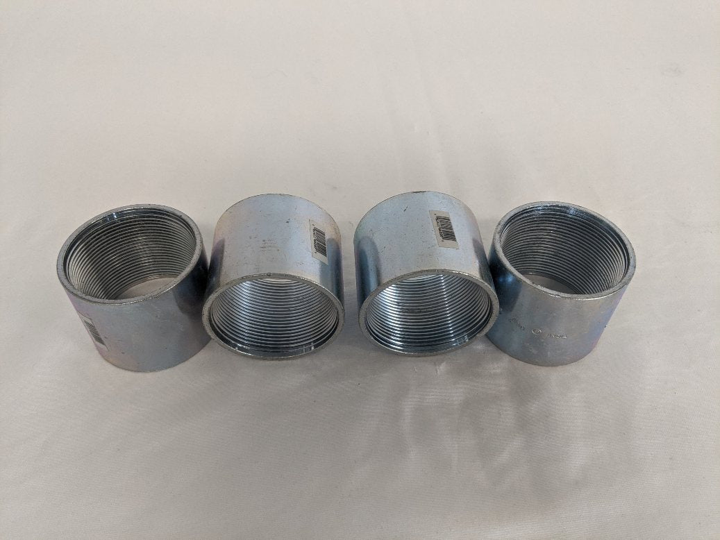 *Set Of 4*  Halex 2" Steel Rigid Coupling - P/N  64020 (8495557345596)