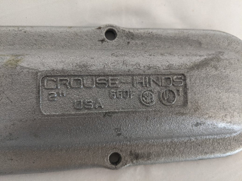 Crouse Hinds 2" Conduit Body w/ 680F 2" Cover - P/N  C-68 (8495431614780)