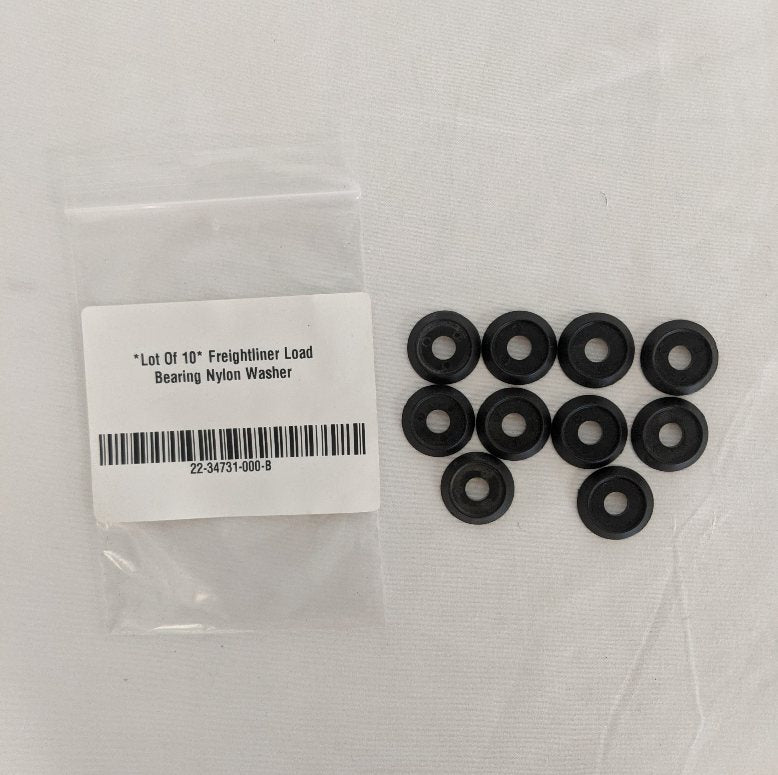 *Lot Of 10* Freightliner Load Bearing Nylon Washer - P/N: 22-34731-000 (8501357347132)
