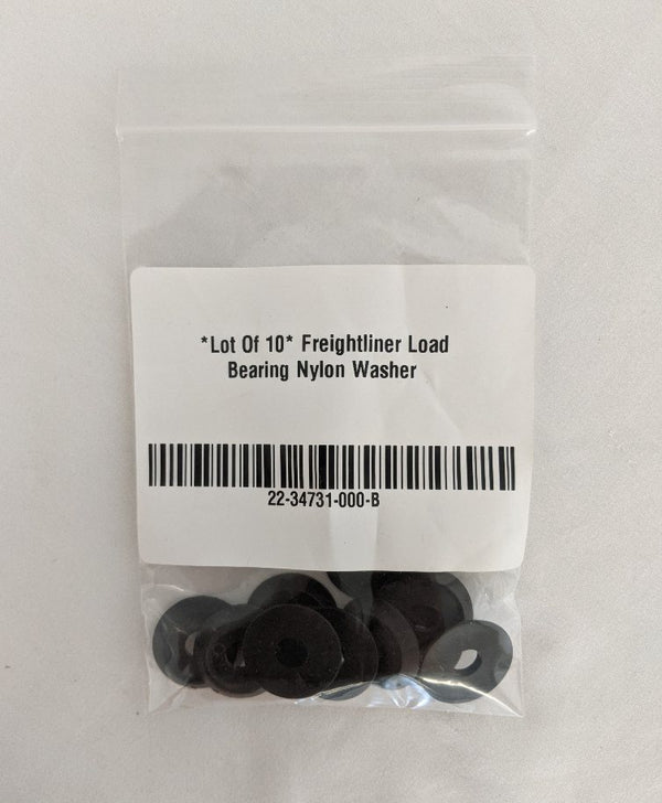 *Lot Of 10* Freightliner Load Bearing Nylon Washer - P/N: 22-34731-000 (8501357347132)