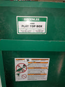 Used Greenlee 48" x 60" x 30" Flat Top Tool Storage Box W/ Piano Lid - P/N  4860 (4503572414550)