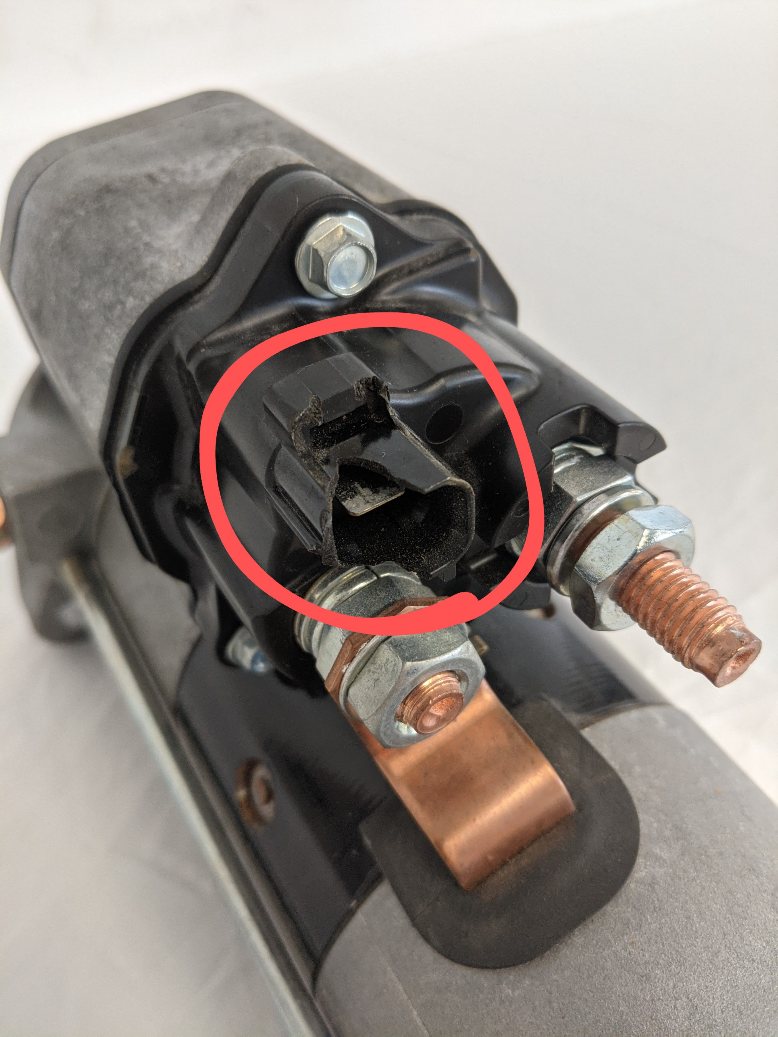 New (Slightly Damaged) Denso 12 Volt Starter - P/N  428000-5230 (3939793829974)
