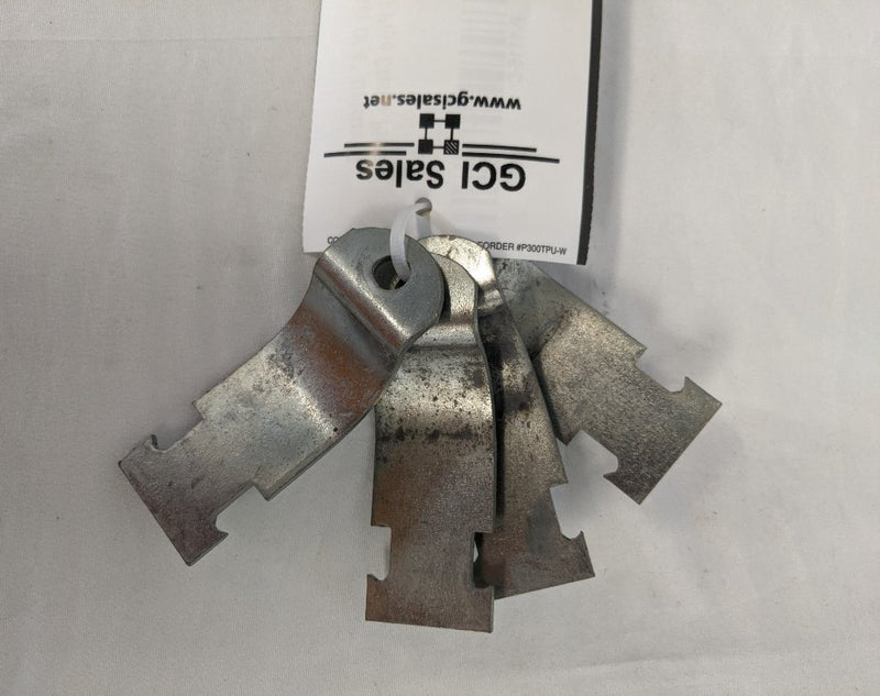 Used *Set Of 4* Unistrut 1 1/2" Steel Pipe Clamp Piece - P/N  P-1115 (8549233492284)