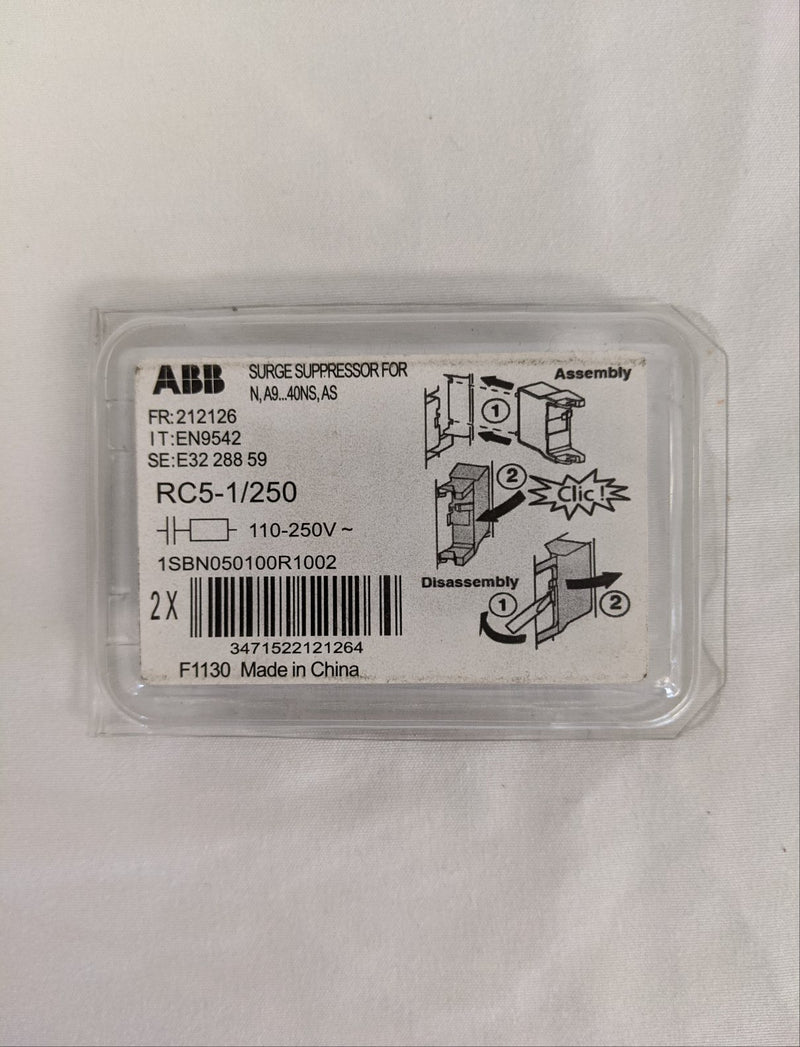 *Set Of 2* ABB RC Circuit Surge Suppressor - P/N  RC5-1/250 (8757214642492)