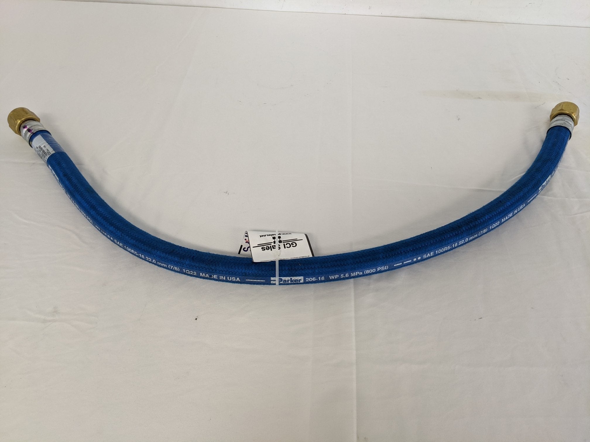 Parker 206-16 PWR STR Pressure Line Hose - P/N  WWS 5732-3419-044 (8708096459068)