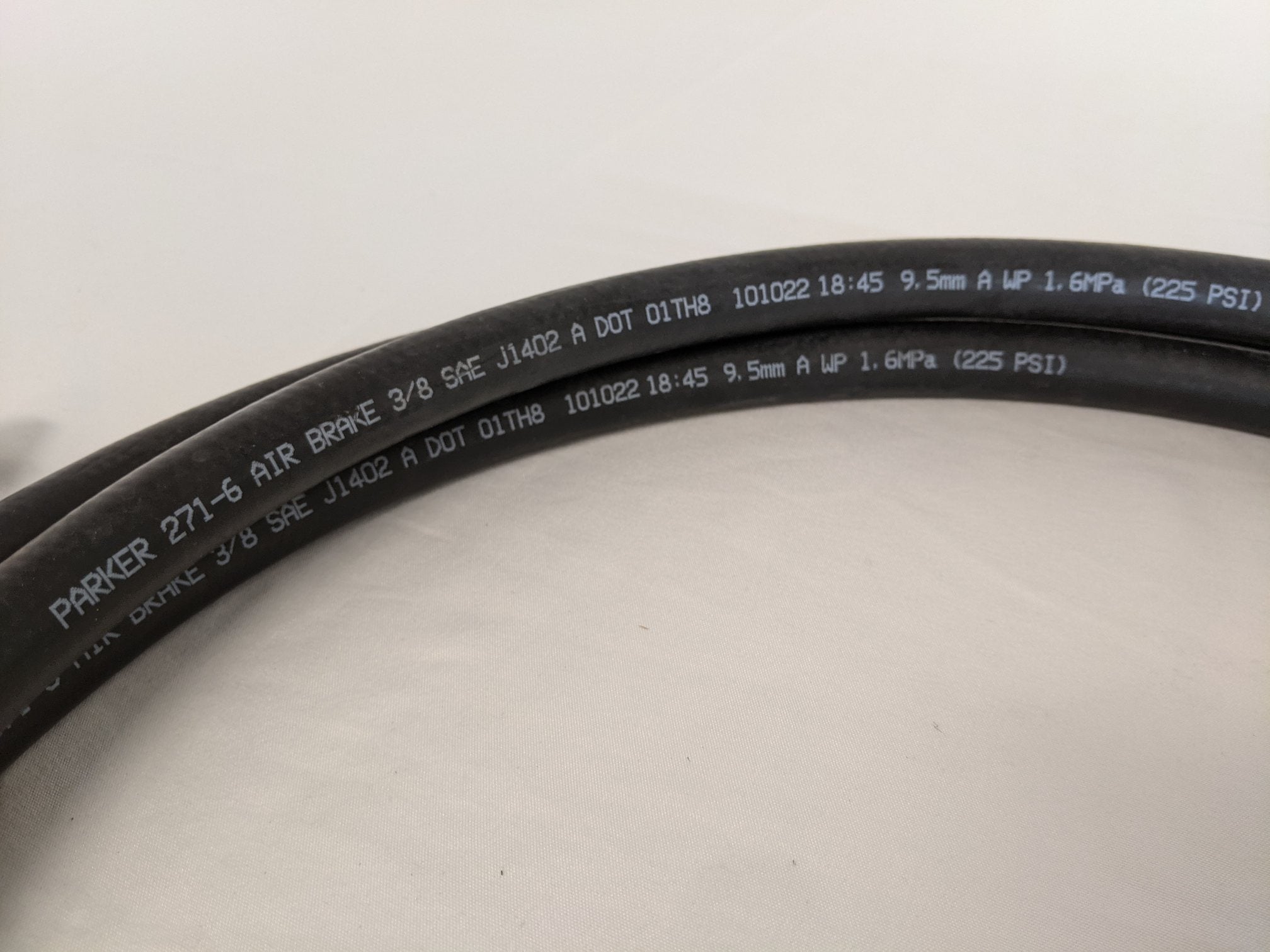 Parker #6 168 Inch Trailer Trac Air Hose - P/N  12-20821-168 (8724444021052)