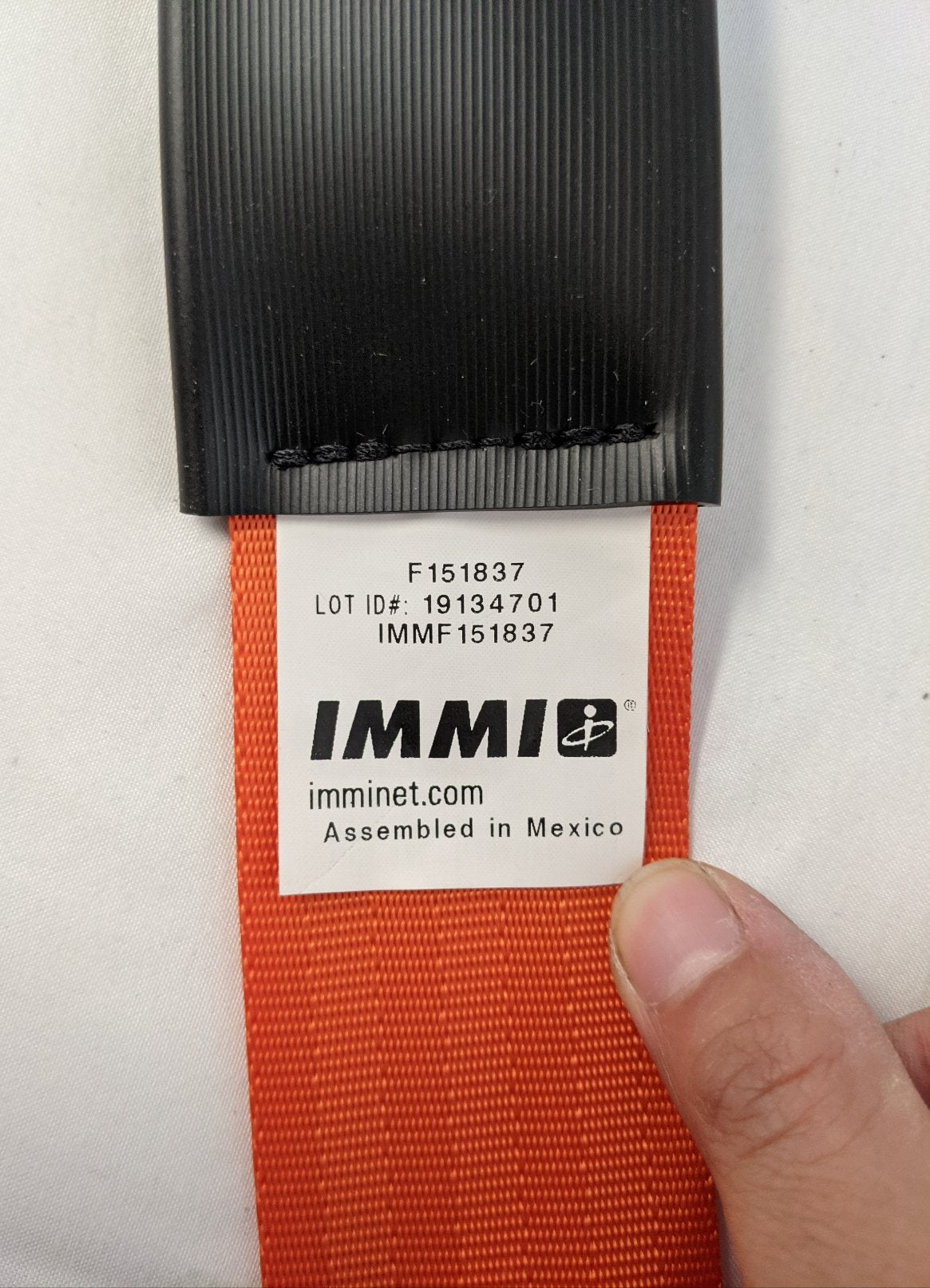 Freightliner Cascadia P4 RH IMMI 145 3 Point Seat Belt - P/N: IMM F151837 (8800029540668)