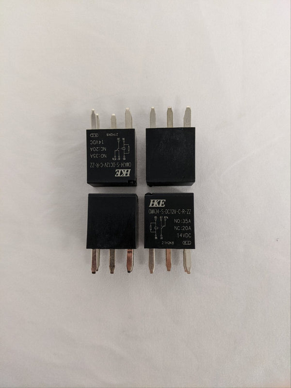 *Lot of 4* HKE Relay SPDT 12 Volt Micro Fuse Relay - P/N  23-13265-000 (8823229940028)