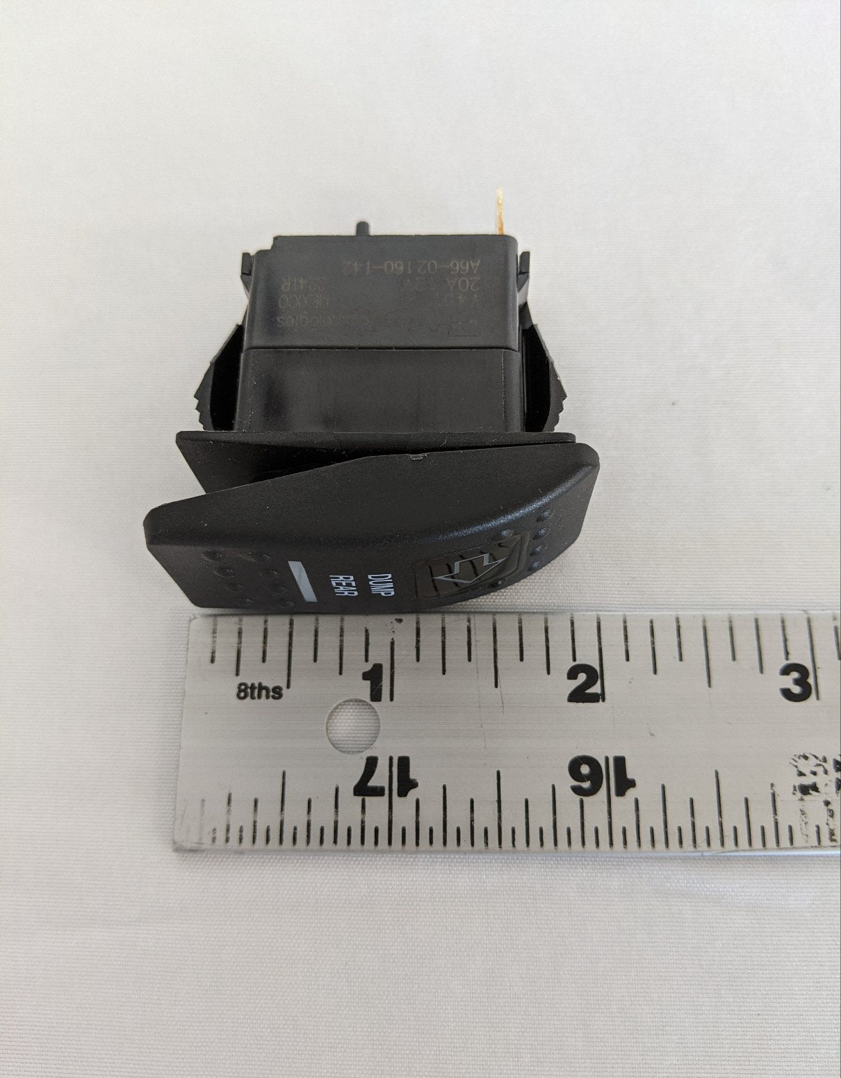 Carling Tech Dump Rear Rocker Switch - P/N A66-02160-142