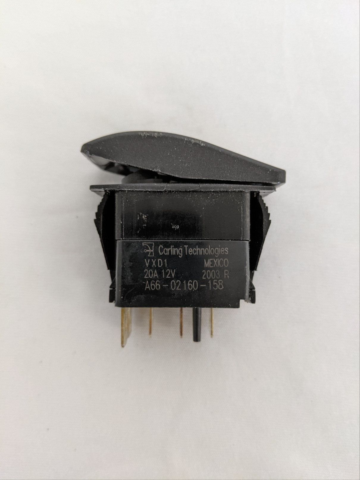 Carling Tech Momentary 2PM Tarp Rocker Switch - P/N A66-02160-158